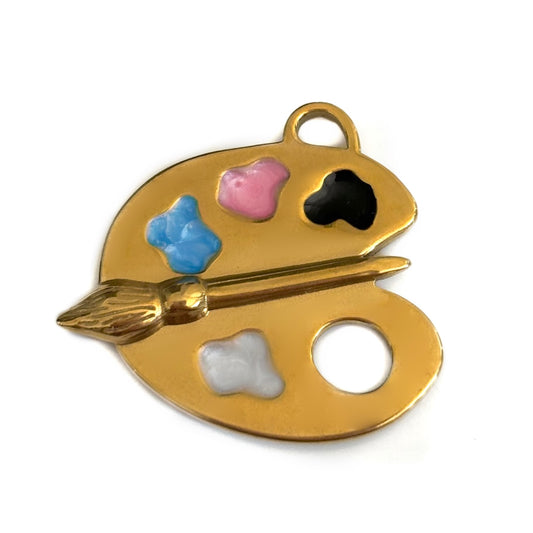 Big Paint Palette Charm